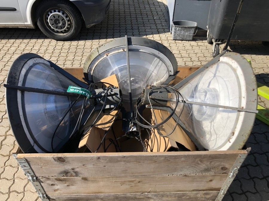 LED gadelamper - 5 stk.