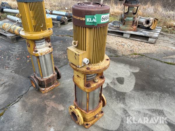 Trykpumpe Grunfoss CR30-40 5,5 kw