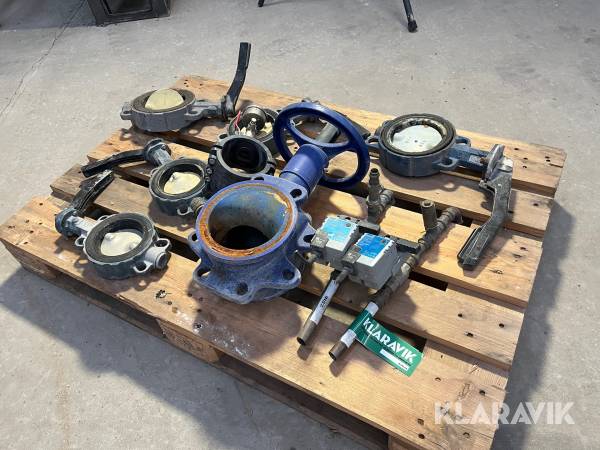 Diverse spadeventiler m.m