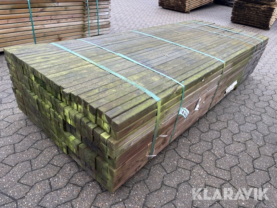 Trykimprægneret reglar - 240 styk