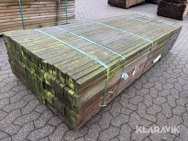 Trykimprægneret reglar - 240 styk