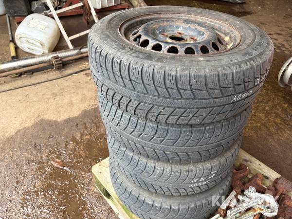 Dæk med fælg Michelin - 4 styk