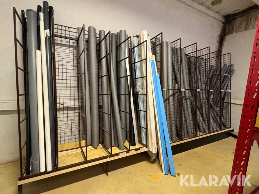 Rørskåle + stativer assorteret