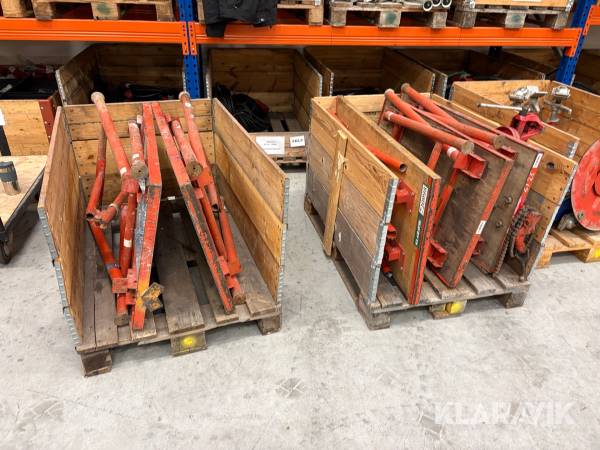 Rørbænk sammenklappelig Ridgid