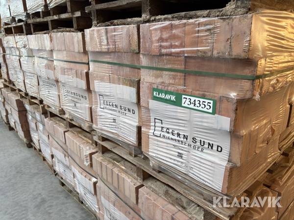 Mursten Egernsund Savanne BS 2338A00M 25 paller - 8000 sten.