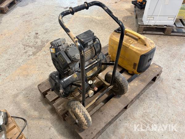 Generator og kompressor