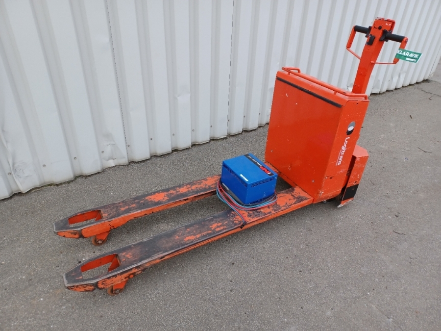 Pallevogn med lange gafler