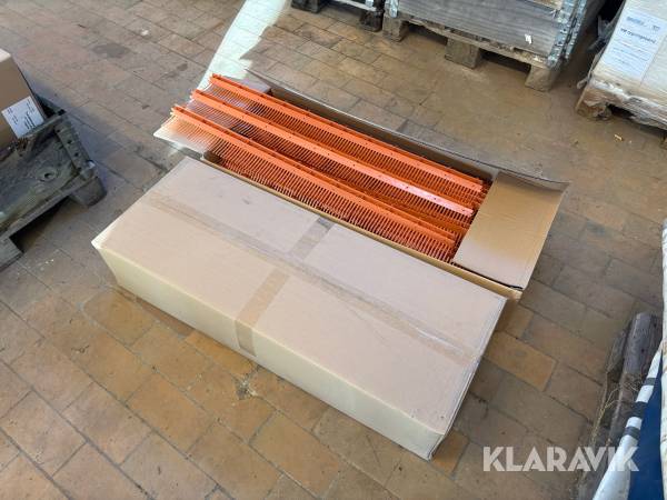 Ventileret fuglegitter Lastofoma Traufelement 2000 100 stk i alt