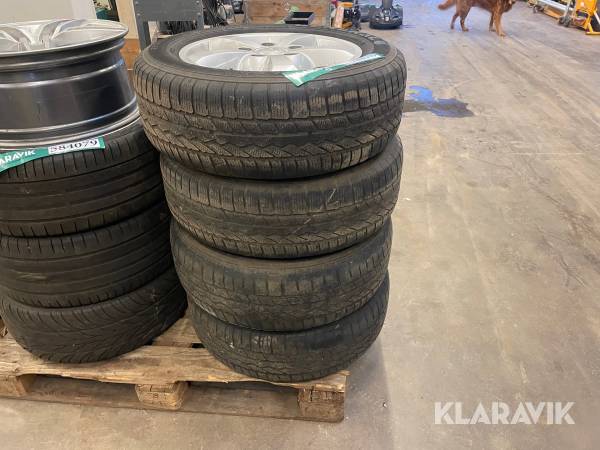 dæk med fælge  General 225/65R17 4 styk