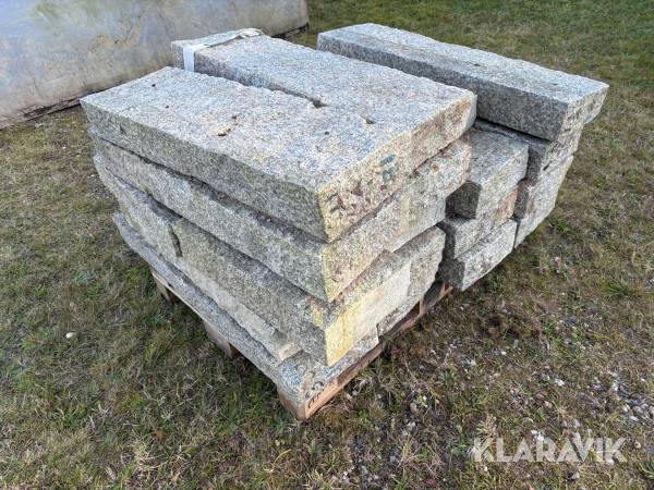 Granit kantsten 19 styk