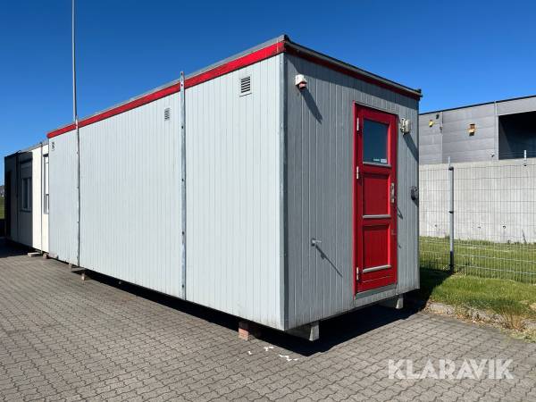 Modul/mandskabsvogn med bad og toilet