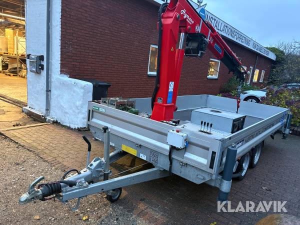 Trailer med kran Variant 3521P4