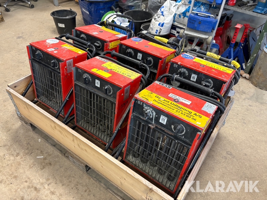 Varmeblæser Veab BX9 - 6 styk