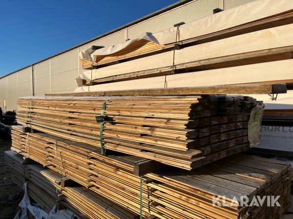 Klinkbeklædning Protræ Gran 420 løbemeter