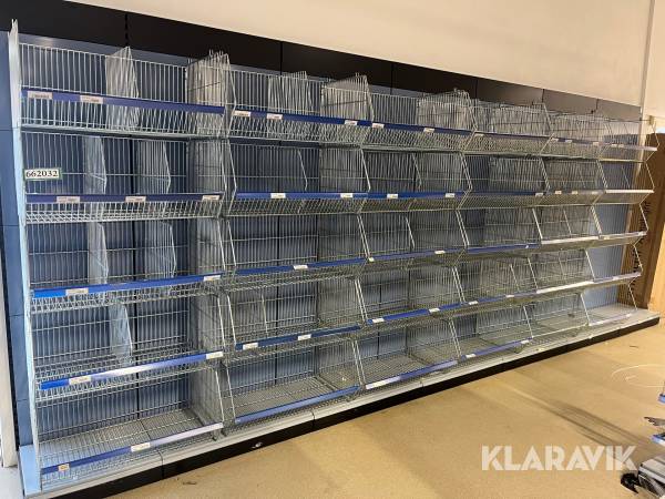 Butikskurve og reol system