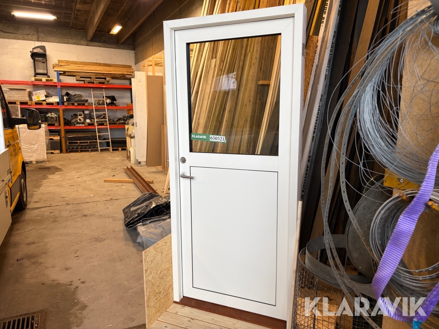 Hoveddør Vinduenord træ alu 3-lags 1 styk