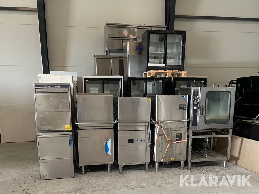 Industri køkken udstyr blandet