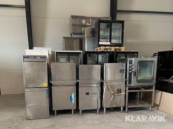 Industri køkken udstyr blandet