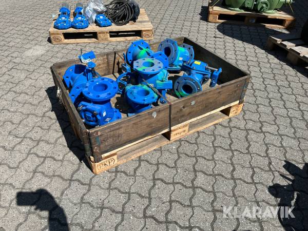 Kontraklapventiler blandet Palle