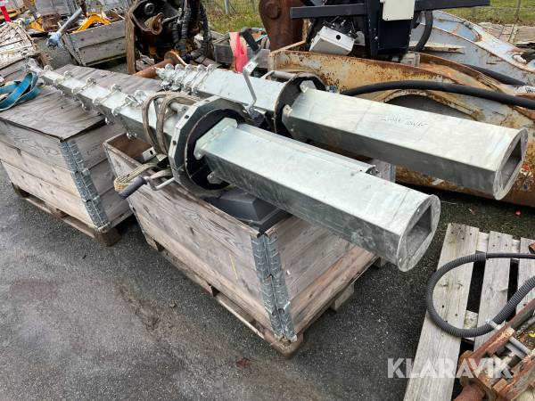 Lysmaster med lamper 2 styk