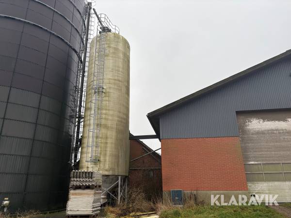 Silo i glasfiber 100 kubikmeter