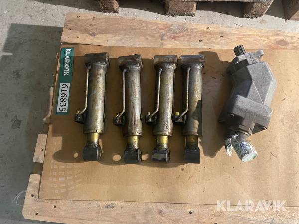 Hydraulikcylinder og pumpe