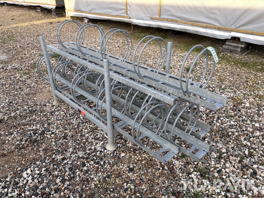 Cykelstativer galvaniseret stål - 6 styk