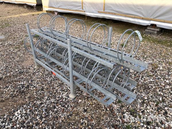 Cykelstativer galvaniseret stål - 6 styk