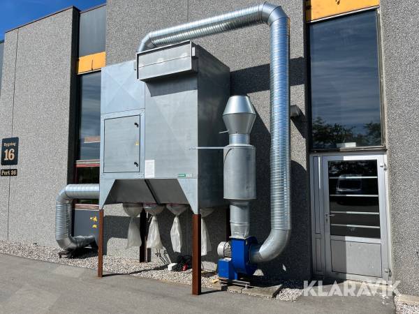 Spånsugeanlæg JKF industri M 2-LS P Bag emptying filter