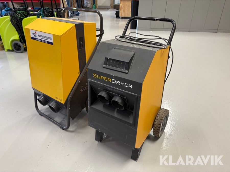 Affugtere Dantherm / Fral CDT 35 S / super dryer 2 styk