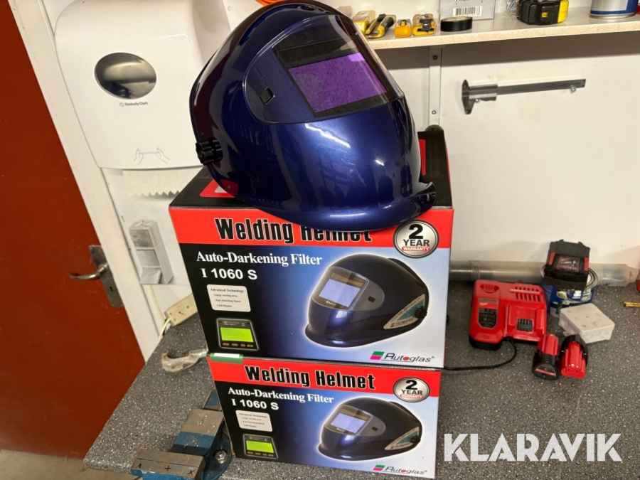 Svejser hjælme Autoglas I 1060 S 2 styk