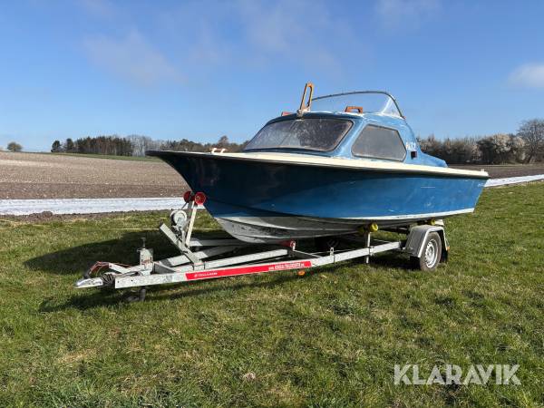 Båd Selco 18 med bådtrailer