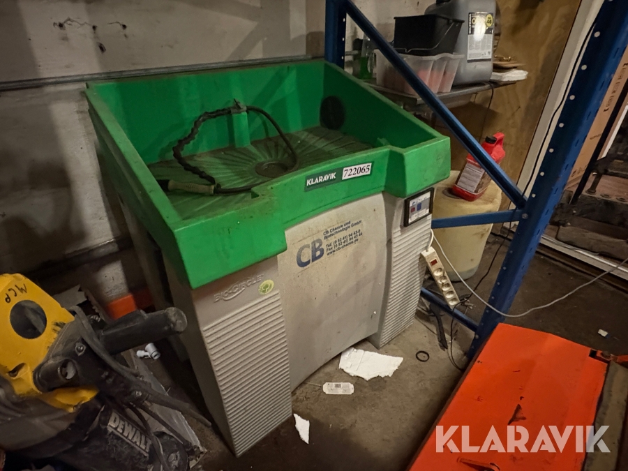 Vaskeanlæg CB Chemie und Biotechnologie