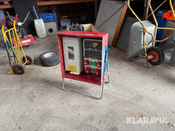 Måle/bygge strøms tavle 63A, IP44