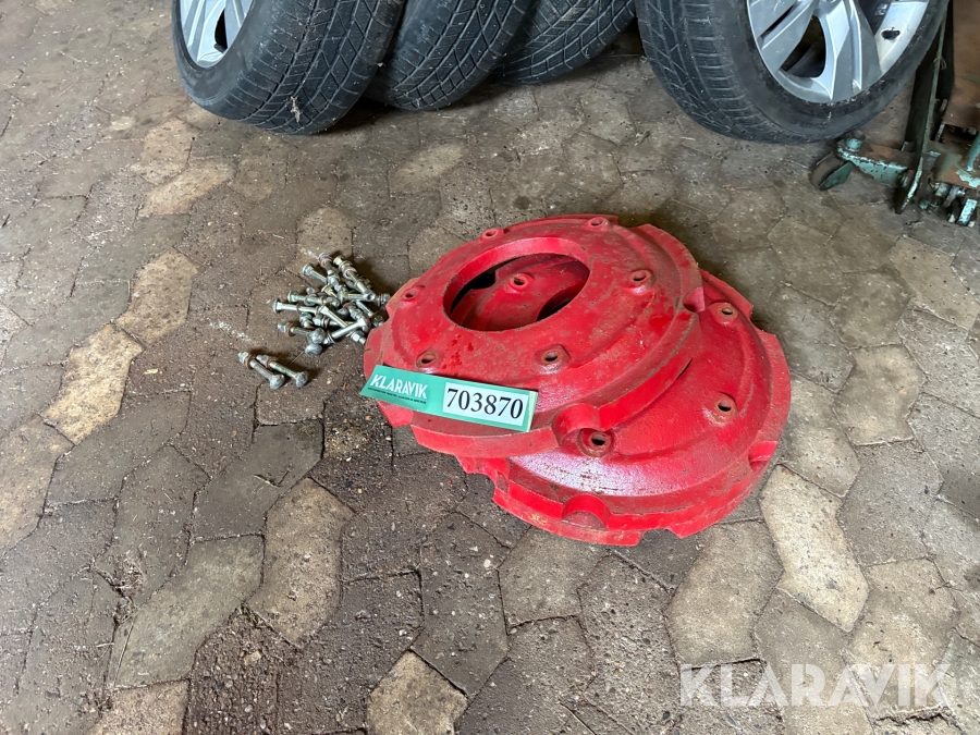 Vægtklodser 3 stk m. 18 bolte