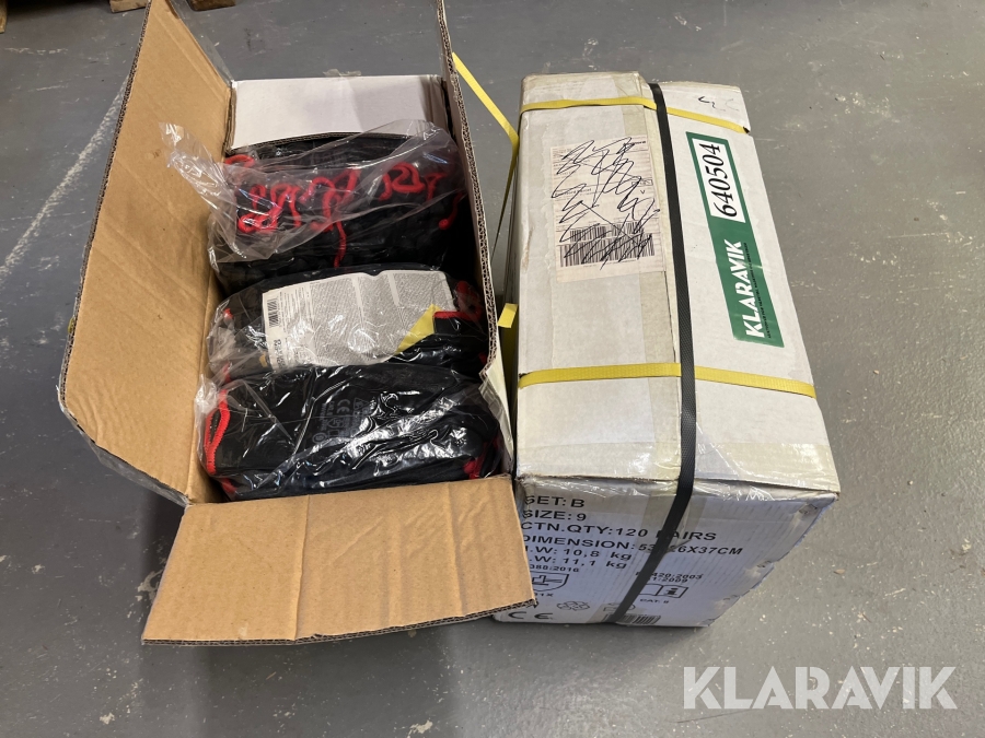 Arbejdshandsker Draco Golden 2 kasser