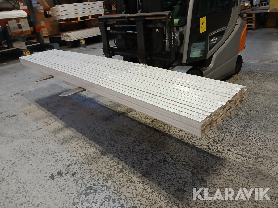 Hvidmalet fodliste 540 m LTI LTI 10