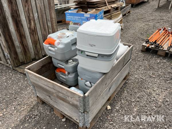 Kemisk toilet 7 stk