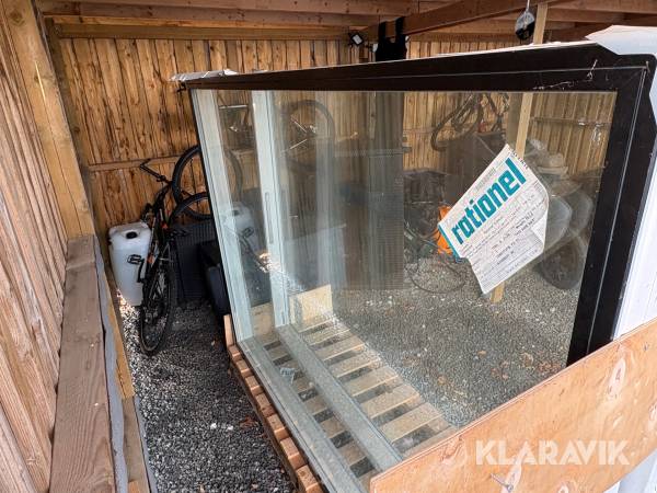 Vindue Rationel Clear float - 1 stk