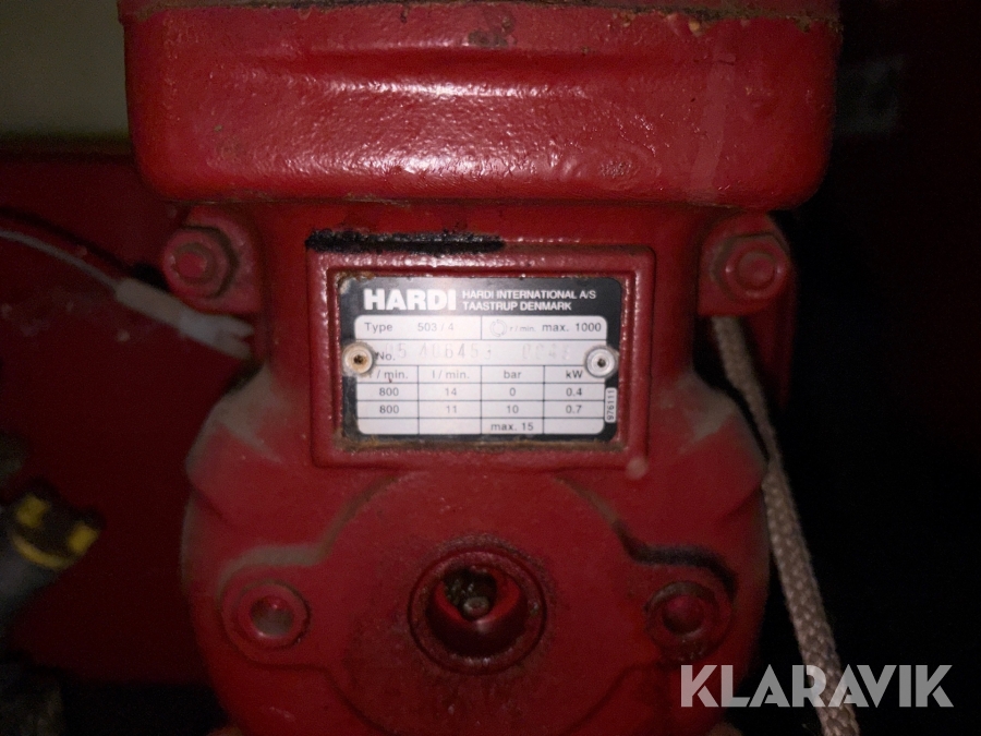 Kærresprøjte Hardi 503/4