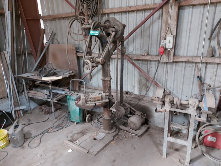 Antik Søjleboremaskine