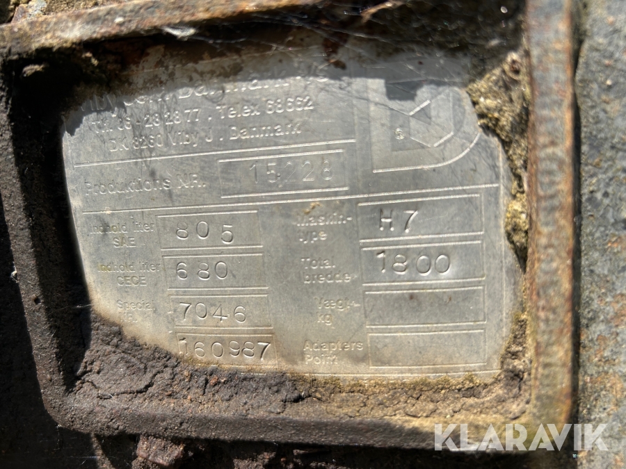 Gravemaskine Åkerman H7C