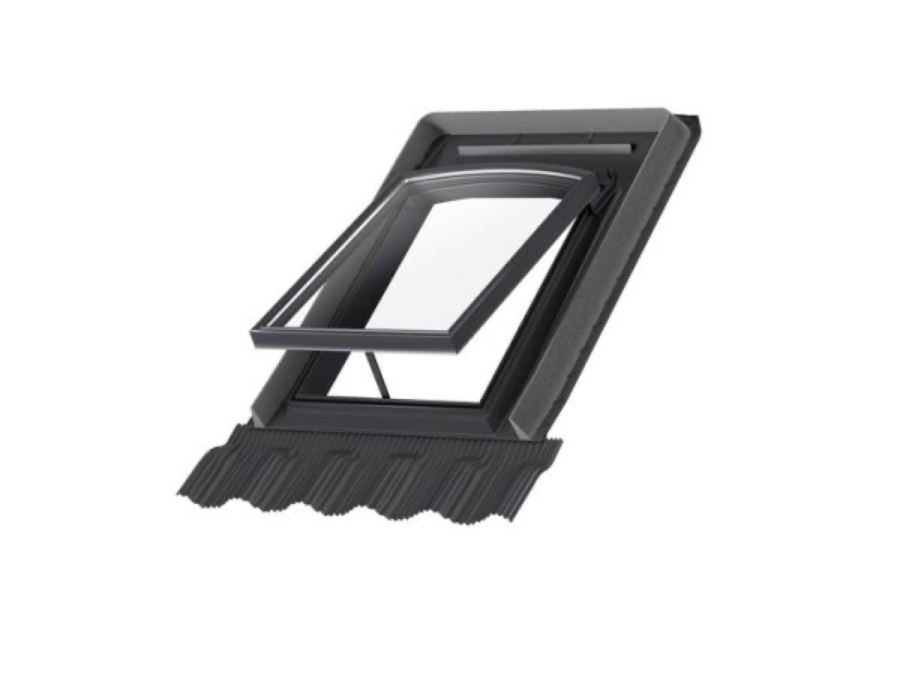 Ovenlys vindue Velux GVO med inddækning fredningsvindue 4 styk