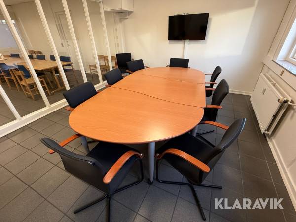 Konferencebord med tilbehør