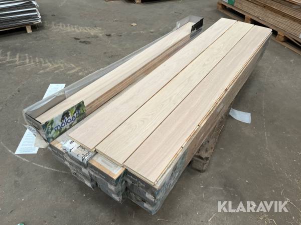 Trægulv Moland Plank eg hvidolieret - 14,8kvm