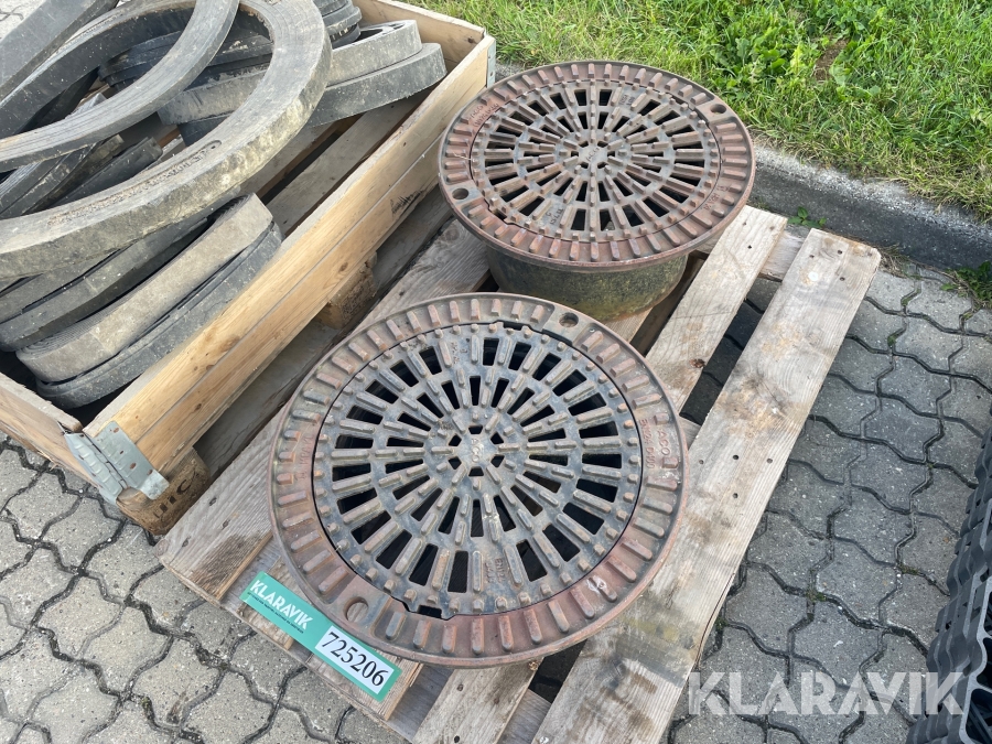 Brønddæksler 2 styk