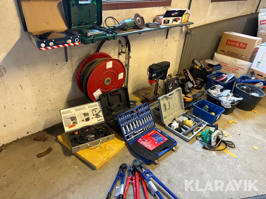 Stort blandede lot værktøj