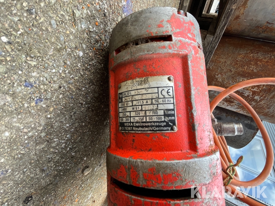 Kerneboremaskiner Weka/Tyrolit/Hilti - 12 styk