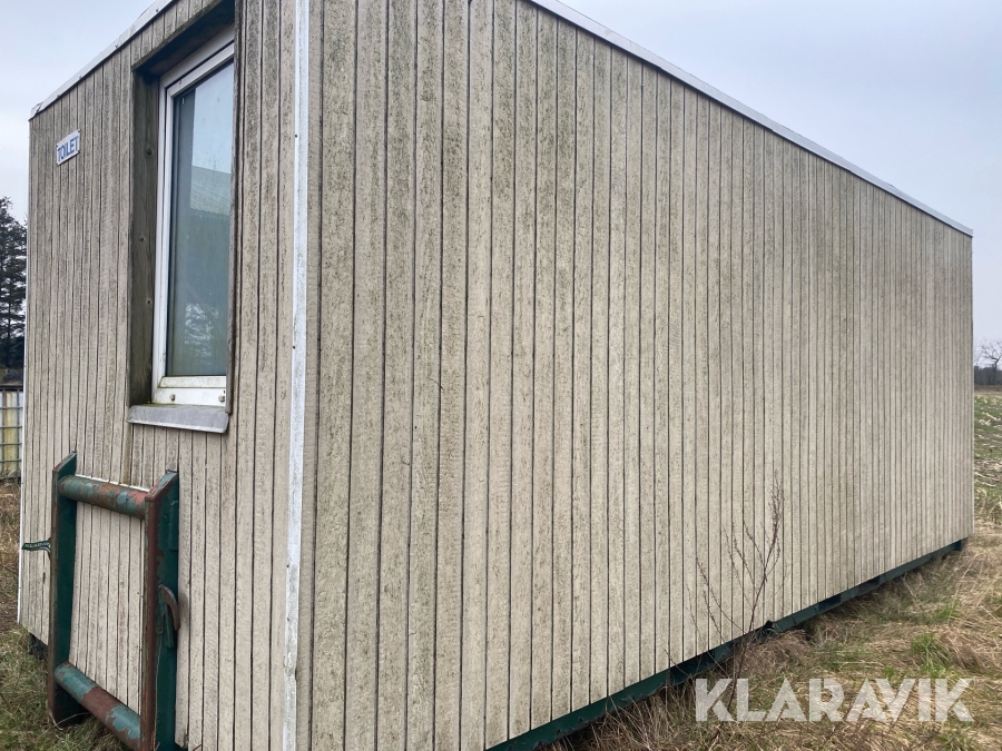 Toiletcontainer med wirehejs, Aabenraa, Klaravik auktioner