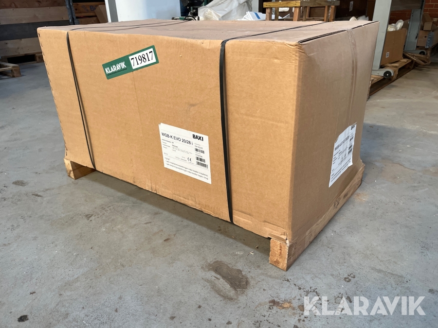 Gaskedel med klimastyring Baxi WHB-K EVO 20/28 i